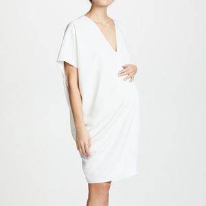Hatch Maternity Slouch Dress White OS